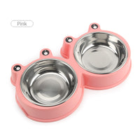 Cartoon pet stainless steel bowl
