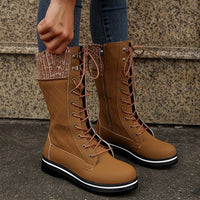 Ladies New Fashion Solid Color Martin Boots