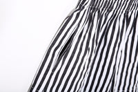 Women's Vertical Striped High Waist Wide Leg Pants