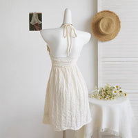 Elegant Chic Halterneck Shell-Strap Dress