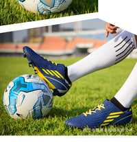 New Lawn Training Soccer Shoes Boys And Girls Sports Shoes Long Nail Wear-Football Shoes
