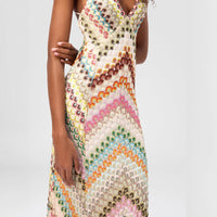 Lace Slip Dress Hand-crocheted Women's