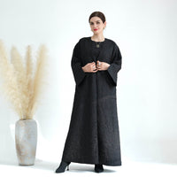 Women's Dubai Stitching Cardigan Vest Dress Robe