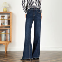 Lengthened New High Waist Slimming Mop Wide Leg Pants Long