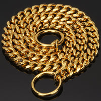 Pet Supplies Stainless Steel Drag Chain Double Ring