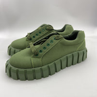 Round Toe Deep Mouth Canvas Platform Flat Heel Comfortable Men's And Women's Casual Shoes