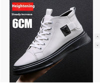 High-top Men's Shoes Winter Men's Leather Shoes Leather Casual