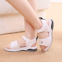 New Fashion Princess Shoes Little Girl Soft-soled Middle-aged Children's Student Beach Shoes