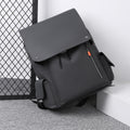 Men's Large Capacity Laminated Leather Fashionable Backpack