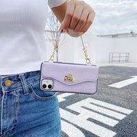 Luxury  Pattern Portable Phone Case With Lanyard