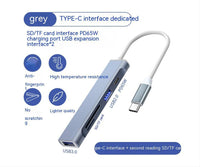 Lightning Interface Expansion Dock Mouse Keyboard OTG Adapter Typec