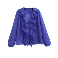 Women's Fashionable Temperamental All-match Long Sleeve Shirt