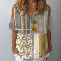 Casual Women's Short Sleeve Pullover Print Shirt