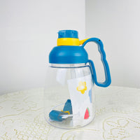 Cute Large Capacity Straw Water Cup Portable Sports Bottle