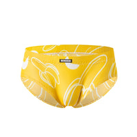 Printed Briefs Men's Low Waist Light Soft Multi-color