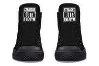 Printed Couple High-top Canvas Shoes
