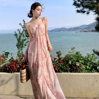 Beach-style Floral Dress For Women