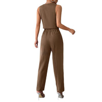 Womens Jumpsuit Commuter Slim Fit Suit