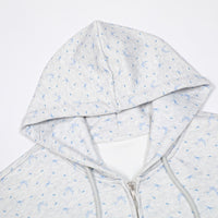 Printed Bowknot Small Floral Sweater