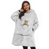 Autumn And Winter Pet Pocket Lazy Blanket Sweatshirt Hoodie
