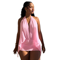 Women's Summer New Solid Color Dress