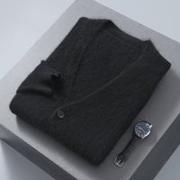 Men's V-neck Button Cardigan Knitted Long Sleeve