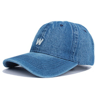 Spring And Summer Outdoor Sun Protection Sun Hat Women's W Letter