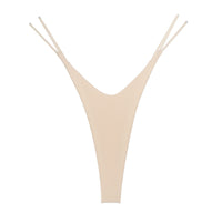 High Slit T-back Cotton Double Layer Bikini Shape Underwear Thin Belt