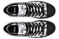 Fashion Printed Couple High Top Canvas Shoes