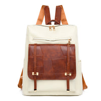 Retro Women's Backpack New High-grade PU Soft Leather Dual-use