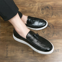 Men's Fashion British Retro Bean Shoes