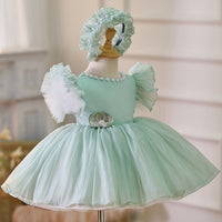 Mint Green European And American Girls Birthday Party Pettiskirt