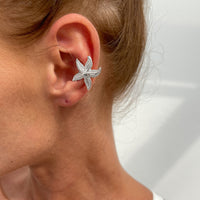 Resort-style Starfish Shell C-shaped Ear Clip