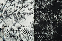 Bamboo Forest Printing Loose Shirt Men
