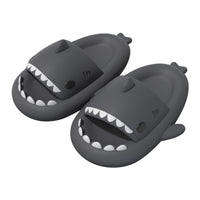 Shark Men's Sandals Home Summer Indoor Home Bath Non Slip Thick Bottom Shit Feeling High Grade Slippers For Women