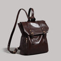 Soft Leather Uniform Backpack Large Capacity Computer Backpack