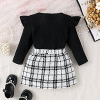 Fashion Personality Sunken Stripe Bow Girl Suit