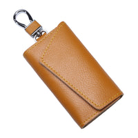 Large Capacity Real Leather Car Key Case