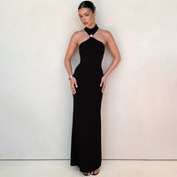 Fashionable Slim-fit Sleeveless Split Dress For Women