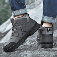 Men's Fleece Warm Outdoor Hiking Sneakers