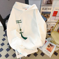 Chinese-style Embroidered Hoodie For Women AutumnWinter