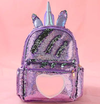 Children's Symphony Hairball Sequin Backpack School Bag