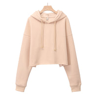 Womens Long Sleeve Fleece Lined Sports Hoodie