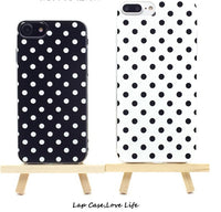 Black And White Polka Dot Phone Case