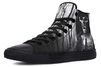 Printed Couple High-top Canvas Shoes