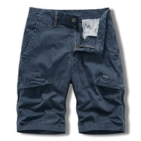 Elastic Men's Solid Color Casual Shorts