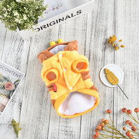 Cat Autumn And Winter Warm Bee Pet Costume Medium Large Dog Coat