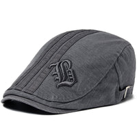 Men's Letter Beret Breathable Sun Hat