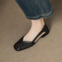 Women's Fashion Mesh Breathable Low-Heel Versatile Sandals