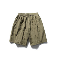 Simple Workwear Cropped Pants Japanese Style All-matching Loose